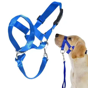 Dog Training Harness, 1 Count Durable Dog Head Collar & Leash, Pet Supplies for Outdoor Walking, Dog & Cat Accessories
