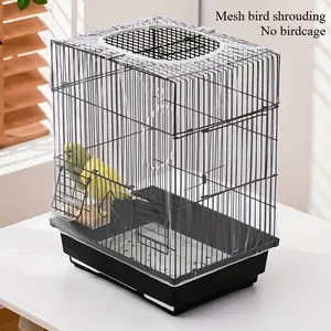 Bird Cage Mesh Cover, Fixed Mesh Bird Cover, Bags And Bonsai Dust Cover, Large, Medium And Small Mesh Bird Cover, Bird Supplies