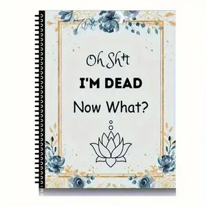 End of Life Planning Notebook - My Life Information Organizer for Recording Financial Accounts, Passwords, Insurance & Final Wishes, Important Documents Journal & Personal Record Keeper for Family, Essential Notebook for Adults