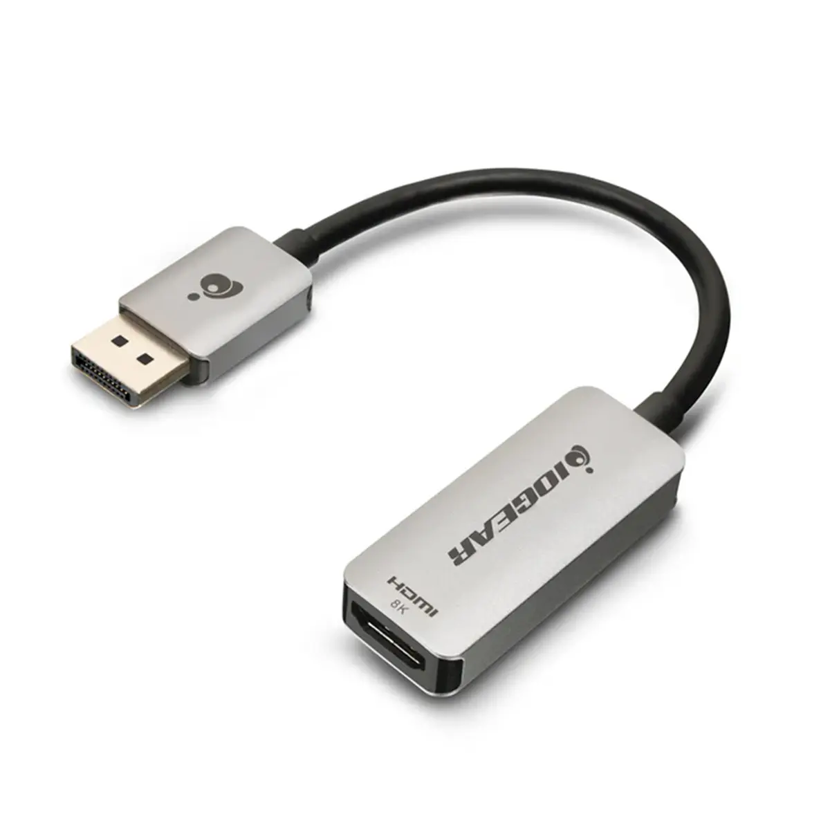 IOGEAR GDPHD8KA 8K 60Hz Active DisplayPort to HDMI Video Adapter