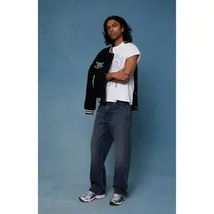 Pacsun Men's Dylan Baggy Jeans Dark Washed Blue