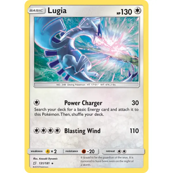 Pokemon TCG Lugia Team Up Near Mint Trading Card Single