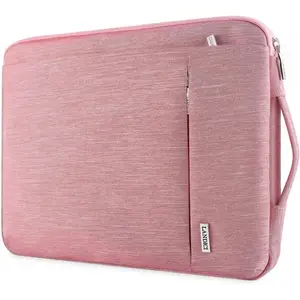 360°Protective Laptop Sleeve 15.6 Inch for MacBook 16 M2/M1, MacBook 15,Computer Cover Bag,1516" HP Dell Asus Lenovo Laptop, Pink