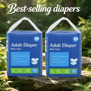 X9 Adjustable Closure Adult Diaper,Super Value Two-Item Set,Incontinence Protection Disposable .Diapers in M/L/XL . 8HR Odor Control High Absorbency and Leakproof. Clinically Tested Safe Unscented & Chlorine-Free.