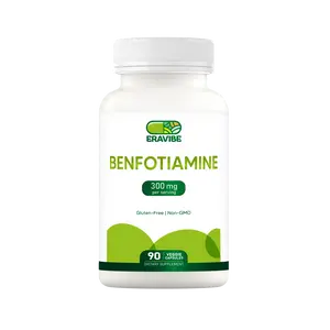 EraVibe Benfotiamine Vitamin Healthcare 300 mg Veggie Capsules - Gluten-Free Non-GMO Supplement for Fitness & Diet