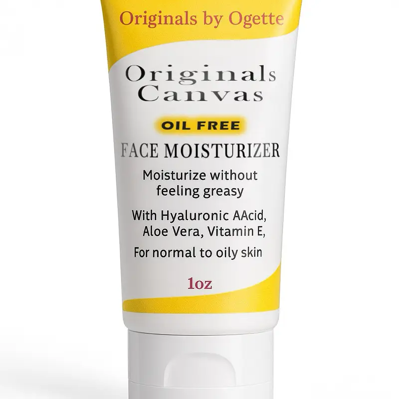 Original Canvas Face Moisturizer - 20 oz - Skin Hydration Formula for Normal to Oily Skin - Comfortable for All Skin Types - Skincare Aloe Vera Aloe Hydrating Hyaluronic Moisture Hydrate Niacinamide Lightweight