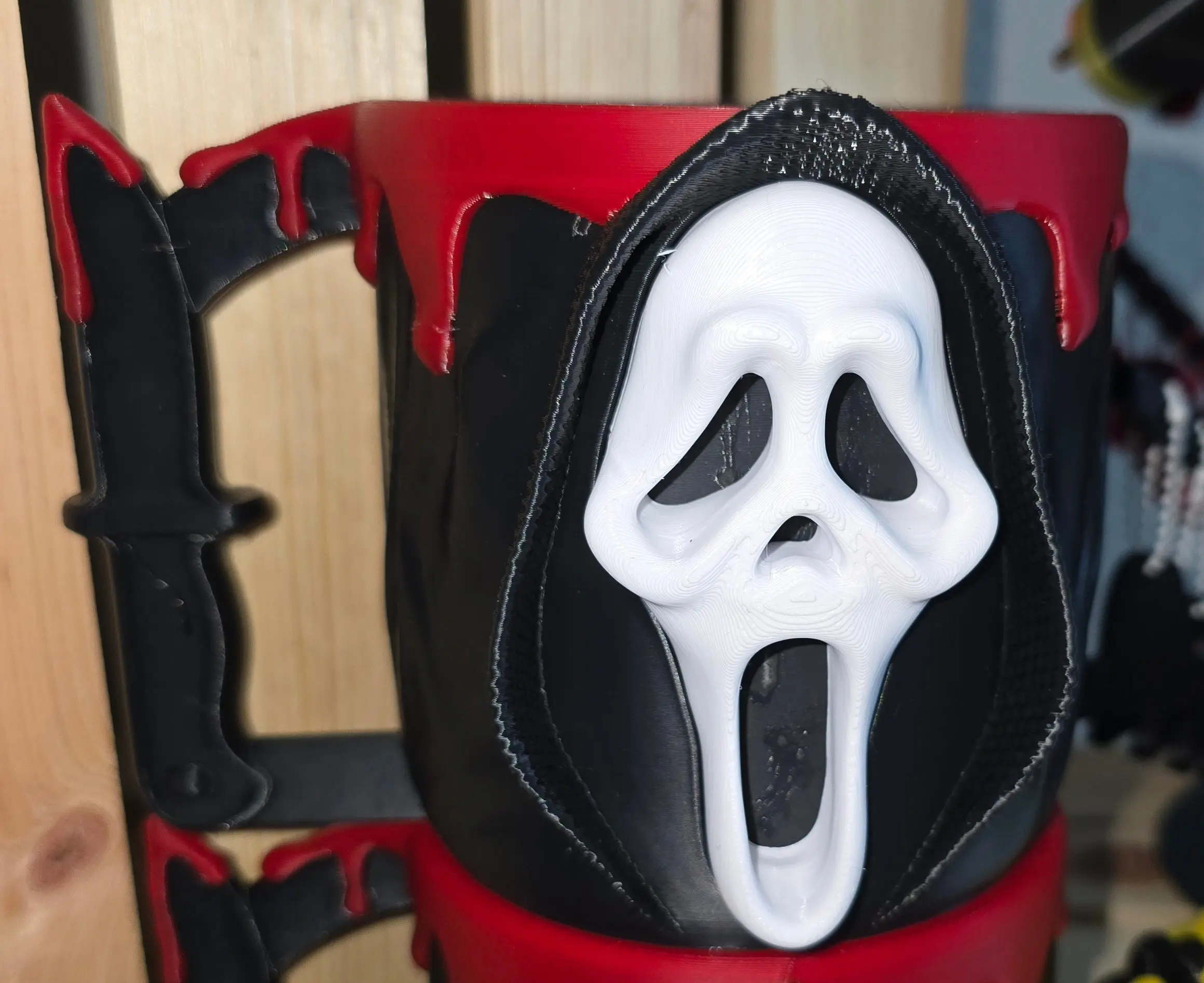 Ghost Face Ice Cream Holder