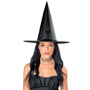 Deluxe Satin Witch Hat