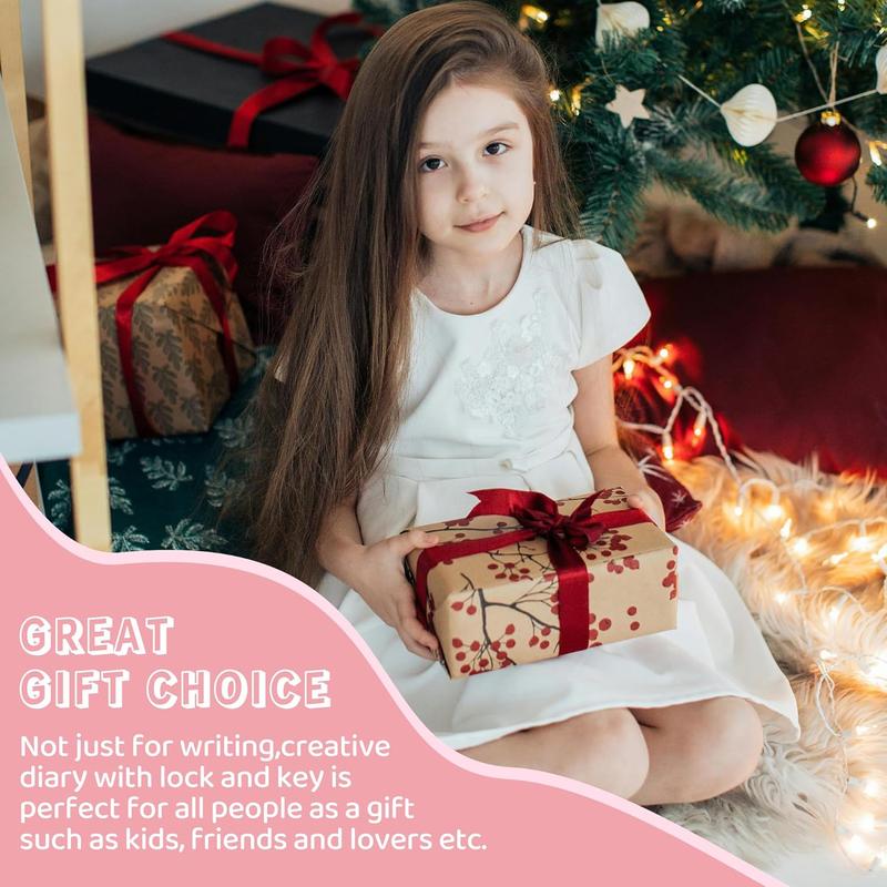 Valentine's Day Diary With Lock CAGIE A5 Vintage Lockable Refillable GIFT Box Leather Journal For Women & Men Writing Notebook For Office Travel Personal Use Green Yellow Pink Garden Ocean Adventure Series Lined Page Gift Bible Study College ruled Valentine's Day Diary With Lock CAGIE A5 Vintage Lockable Refillable GIFT Box Leather Journal For Women & Men Writing Notebook For Office Travel Personal Use Green Yellow Pink Garden Ocean Adventure Series Lined Page Gift Bible Study College ruled