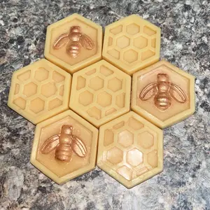 Bees in a Hive Orange Cream Wax Melt - Handcrafted Sweet Summer Ice Cream Scent for Home Aromas & Gifting