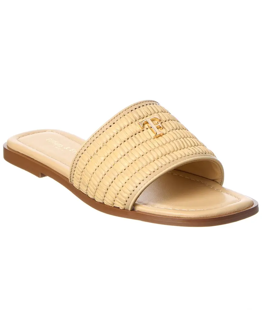 Tiffany & Fred Paris Raffia Sandal