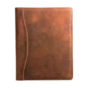 Marshall Leather Legal Padfolio Mahogany Rugged Design for Clarity of Mind and Timeless Presence
