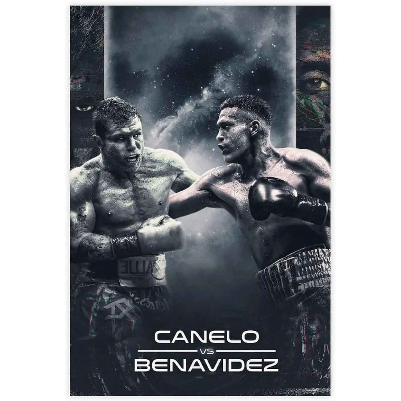 Canelo Alvarez Vs David Benavidez Boxing Athlete Poste1 Canvas Poster Bedroom Decor Sports Landscape Office Room Decor Gift