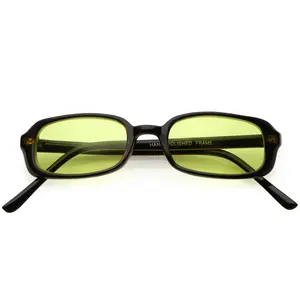 Retro Dead Stock Small Square Color Tone Lens Sunglasses C641