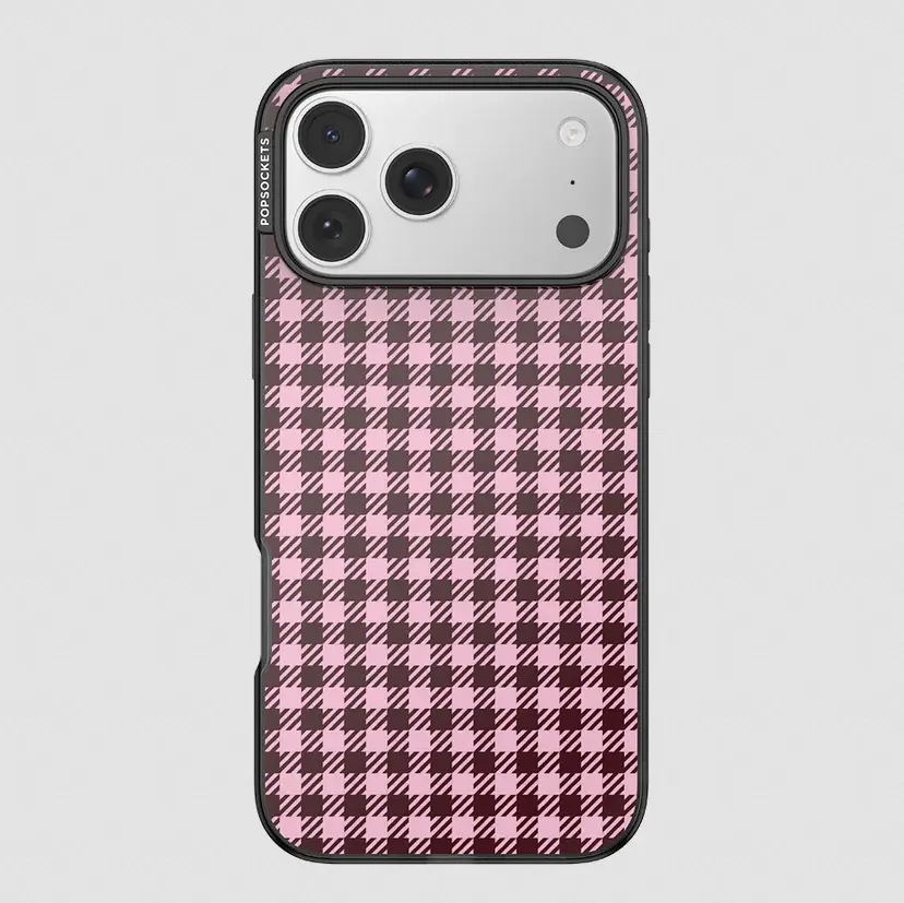 popsockets Black Cherry Gingham  iPhone 17 Pro Max MagSafe Case