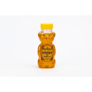 (Case of 12) 12 oz. Beaverhead Clover Honey Bear