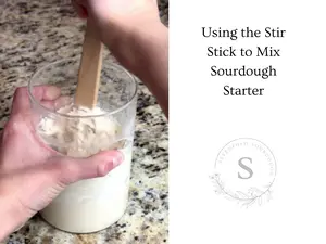 Wooden Stir Stick Sourdough Starter Stir Stick