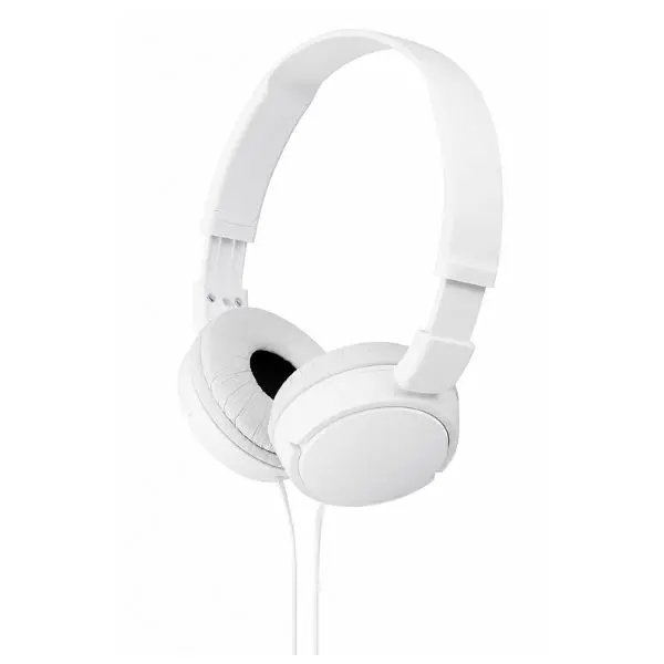 ZX Series Wired On-Ear Headphones, White, Lightweight Stereo Headset with Comfortable Ear Cushions for Music, Phone, Laptop & Everyday Use
