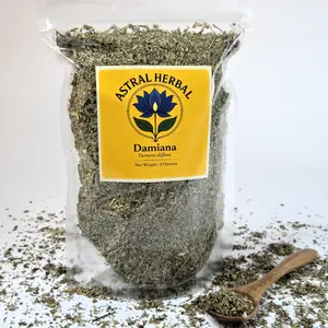 Damiana Leaf (Turnera diffusa) – 4oz Cut & Sifted Herbal Tea, Botanical Herb