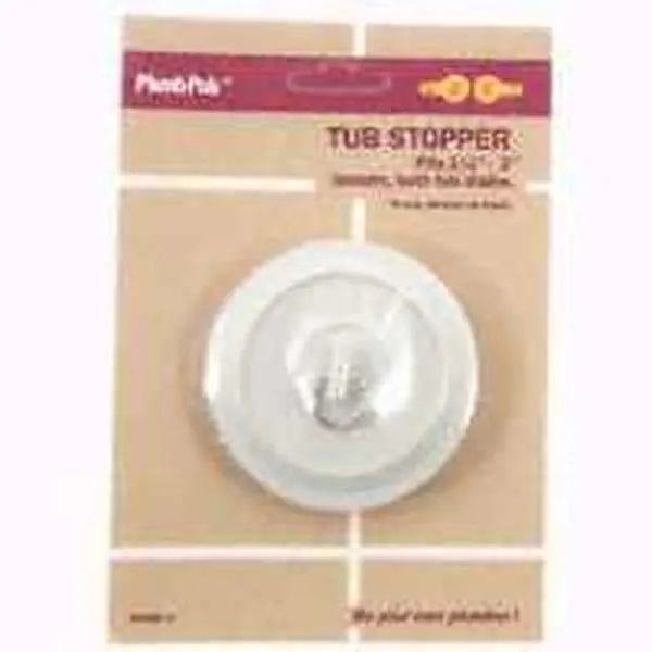 Plumb Pak PP22004 Universal Sink & Tub Stopper Plug, White