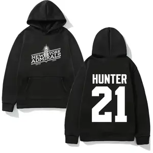 Scott Hunter #21 – New York Admirals Hoody heated rivalry HOODIE High Quality for Autumn/Winter Moletom with Hooded Fleece
