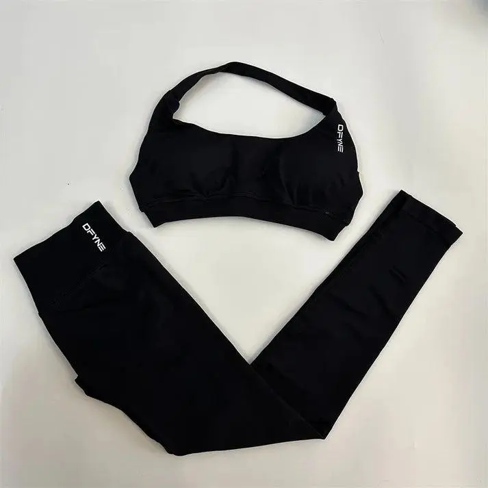 DFYNE Impact Bra & Legging Set High-Performance Activewear for Women High Support Comfortable Workout Fashion GymStyle Sportswear