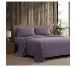 Eddie Bauer Plum Cotton Percale Queen Sheet Set