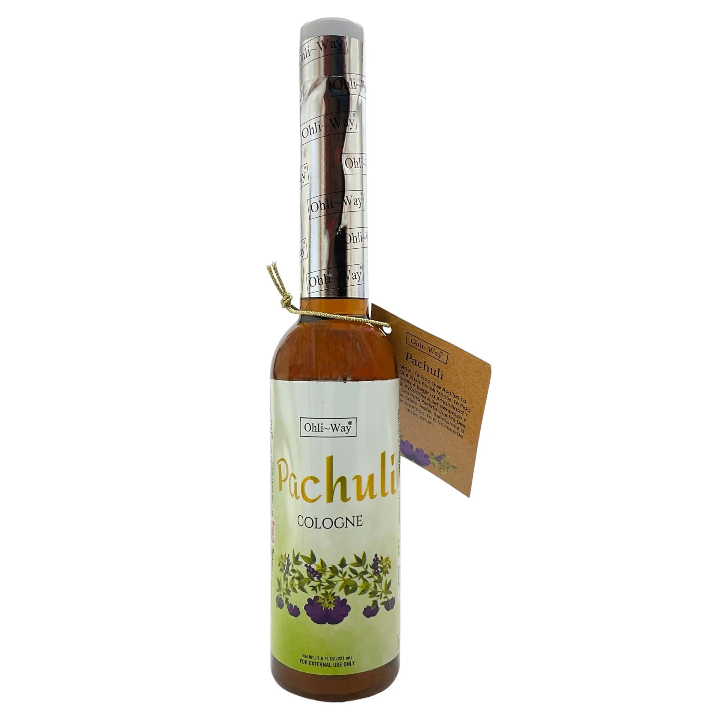 Ohli~Way Patchouli Spiritual Cologne — 7.5oz Ritual Fragrance Water