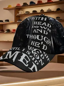 Exclusive Baseball Cap with HD Knight Sword Print, Durable Fashionable Outdoor Sports Hat, Slim-Fitting Street Style for All Seasons