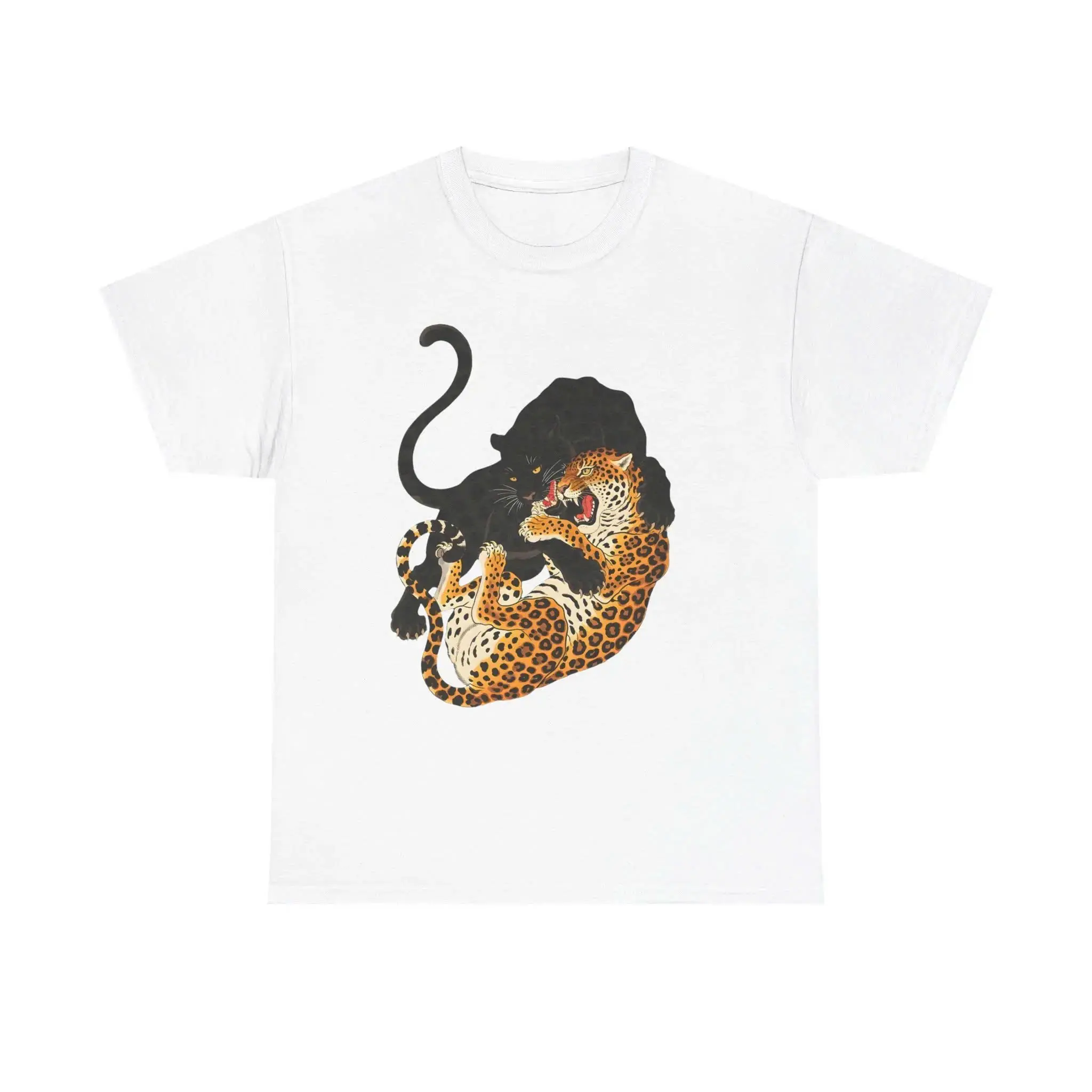 Wild Jungle Panther Leopard Graphic Tee – Vintage Wildlife