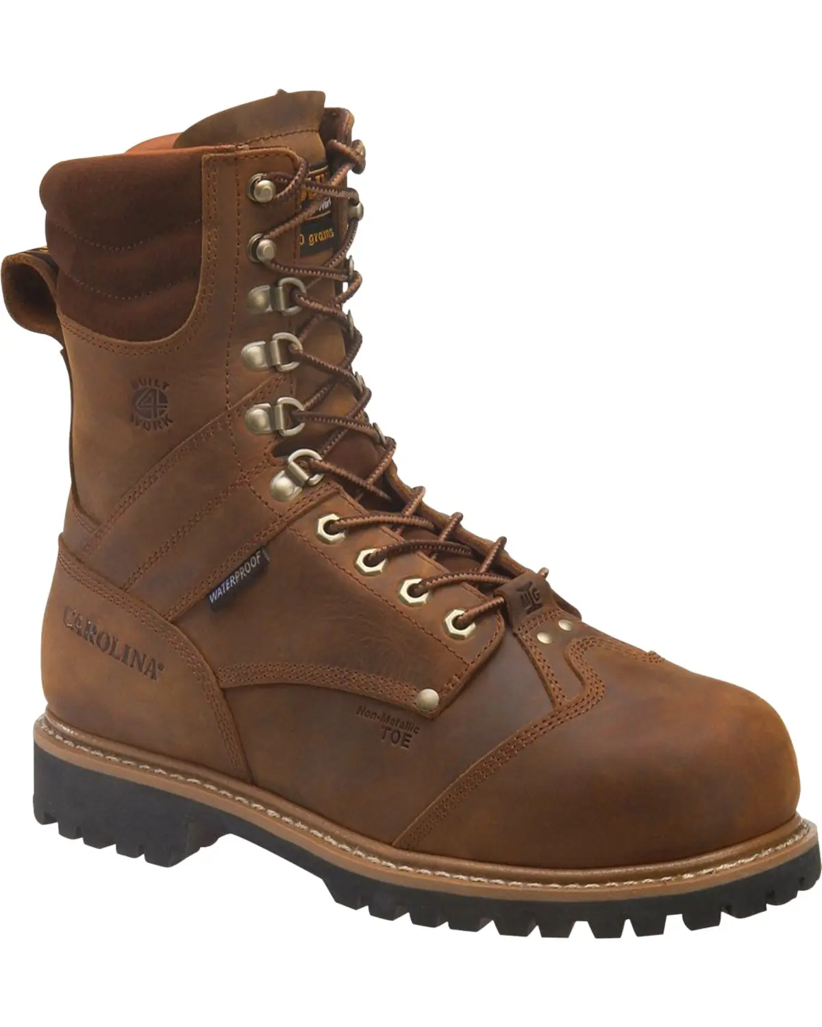 Carolina Men's Men'S 8" Waterproof Insulated Internal Met Guard Boot - Ca7921