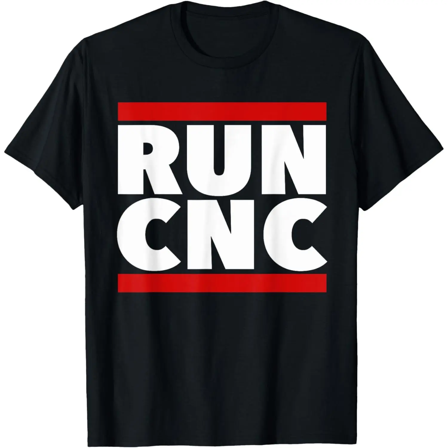 RUN CNC shirt. Funny machinist engineer G-code tee T-Shirt,Made in USA