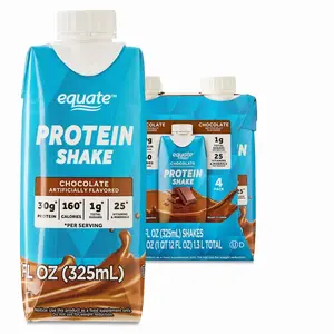 Equate High Performance Protein Shake, Chocolate, 44 oz., 4 ct.