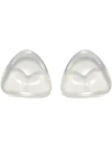 Invisible Push Up Silicone Inserts for Small Bust, Thick Clear Smooth Silicone Bra Pads for Dresses and Wedding Gowns, Balconette Style Casual Fit Full Support