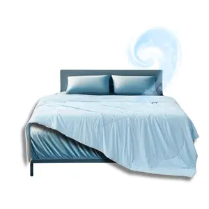 Arctic Collection | Blue Cooling Comforter Duvet | Light, Cool, Breathable & Soft