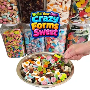 Build Your Own Crazy Forms Gummy Mix Sweet Candy ( NOT SOUR) Cupcakes, Dinosaurs, Brains, Eggs, Gators, Ice Cream (Select your Flavor )