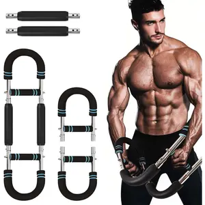 Twister Arm Exerciser, 70-110lb Adjustable Workout Equipment,Twister Arm Exerciser,Chest,Arms,  and Forearms   Fitness Equipment,Portable Power Twister Bar