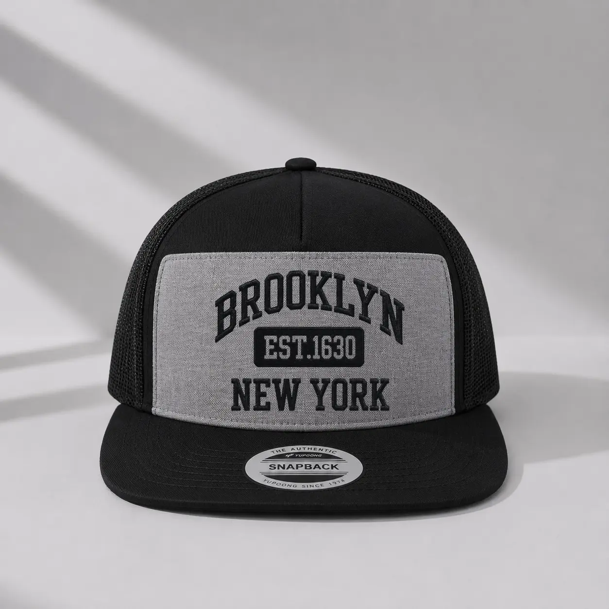 Vintage Brooklyn City Embroidered Snapback Hat