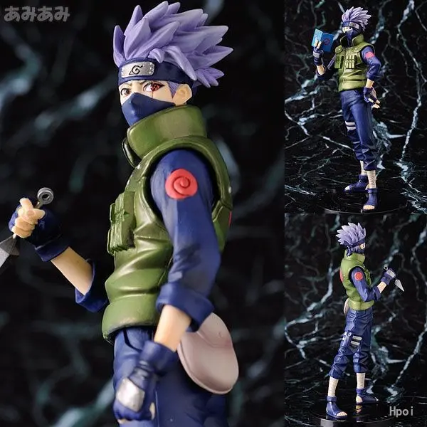 Anime merchandise: Kakashi Hatake, Hidden Leaf Village (Land of Fire) - Action Figure, Boxed Set