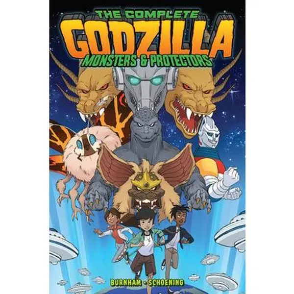 Godzilla: The Complete Monsters & Protectors Graphic Novel Compilation - Erik Burnham, Paperback, Epic Adventure Children's Literature & Art Book