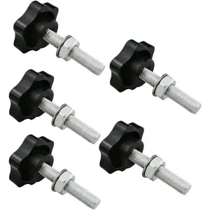Tenalleys Thread Replacement Star Hand Knob Clamping Screw Knob Hand Tightening Knob for Machine Tool and Umbrella Base Replacement