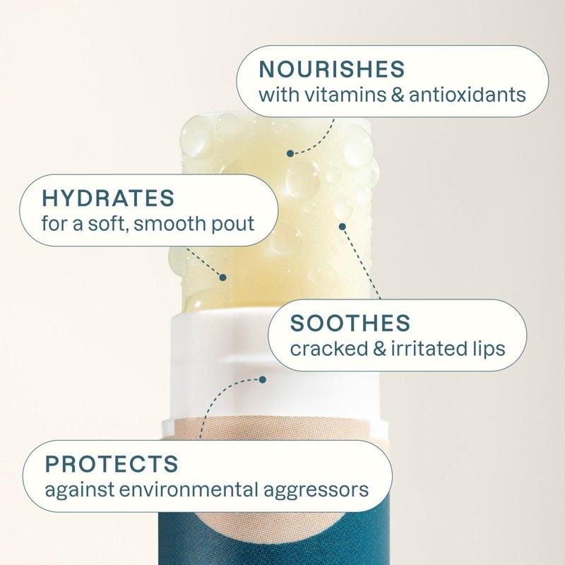 Cliganic Fresh Picked Organic Lip Balm Set with Beeswax and Sunflower Oil Skincare Moisturizing Comfort