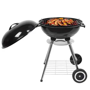 18 Inch Apple Charcoal Stove BBQ Grill For Outdoor Cooking Ash Barbecue Grill