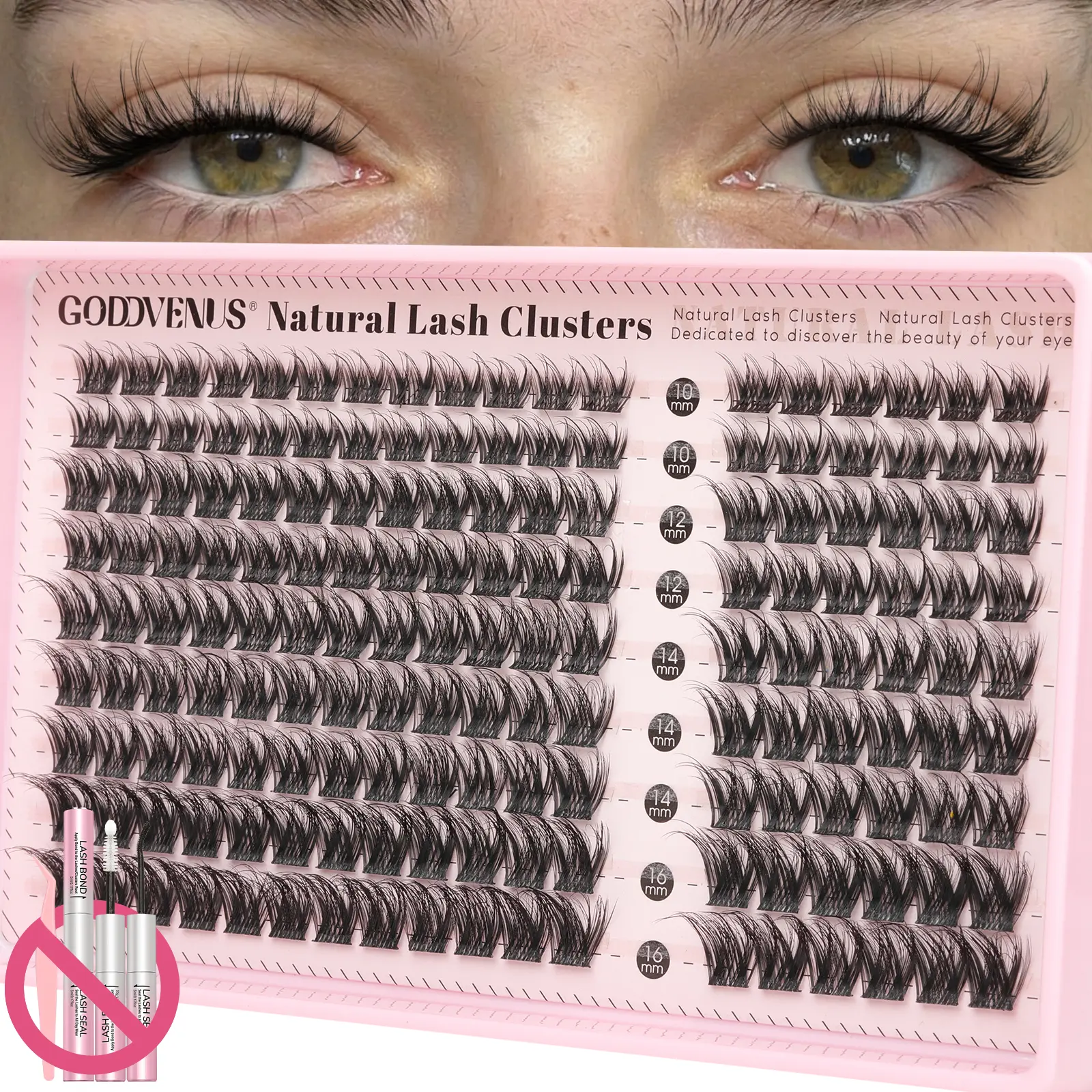 5-Only lash clusters