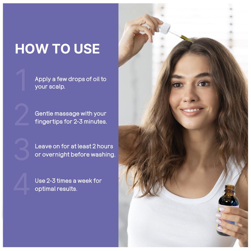 Mama Locks Growth Oil - 2 fl oz for Healthy Postpartum Hair Regrowth - Reduces Shedding Strengthens Follicles Improves Scalp Health Haircare Haircare