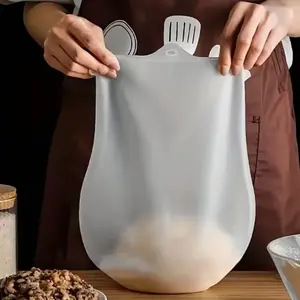Silicone Kneading Bag for Restaurants and Home Use, Food Grade Silicone Dough Mixer, Non-Stick Surface, Heat Resistant, Reusable, Kitchen Tool