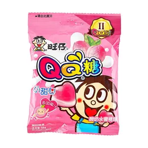 Want Want QQ Candy Yogurt Peach Flavor - Nostalgic Childhood Snack, 66g