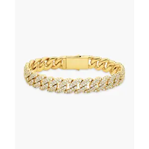 JAXXON Iced Out Cuban Link Bracelets 10mm