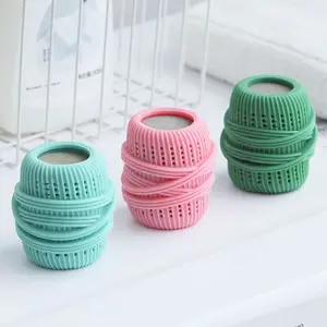 Reusable Washing Machine Lint Remover Set, 3 Random Color Laundry Balls, Anti-Tangle Home Cleaning Tool for Various Laundry Needs, Durable Fabric Care Accessory