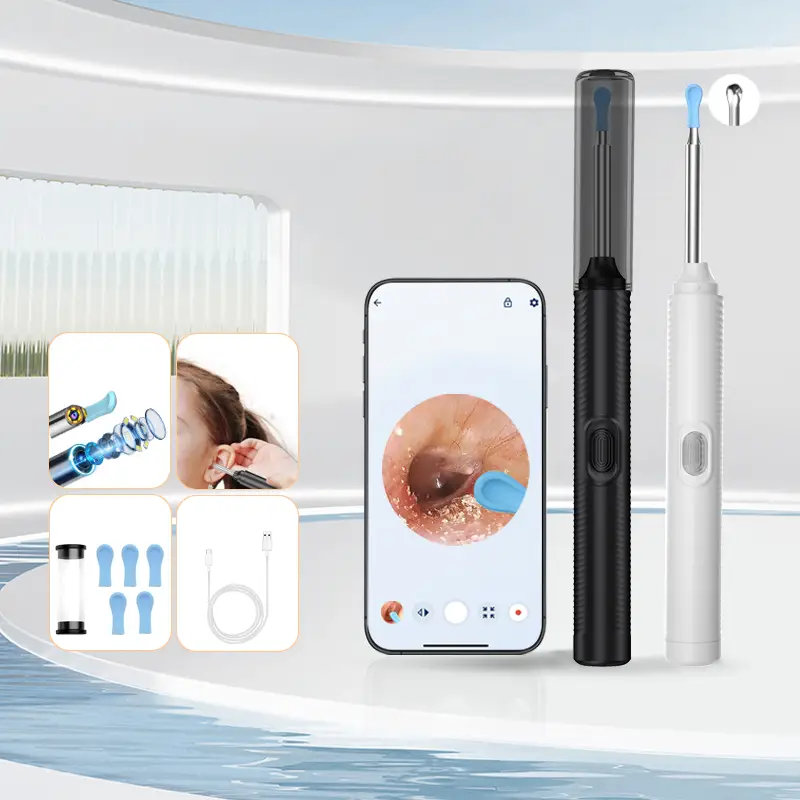 Visual Ear Picker – Earwax Removal Tool - Personal Care Appliance - Silicone Ear Wax Removal Kit with HD Camera, Birthday & Christmas Gift